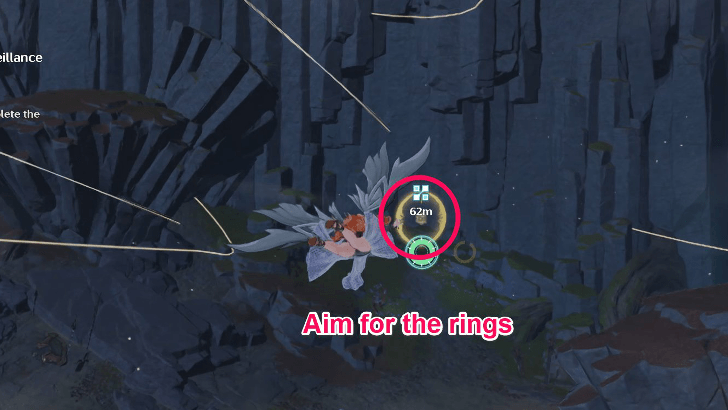 Go Through the Rings to Fly Faster