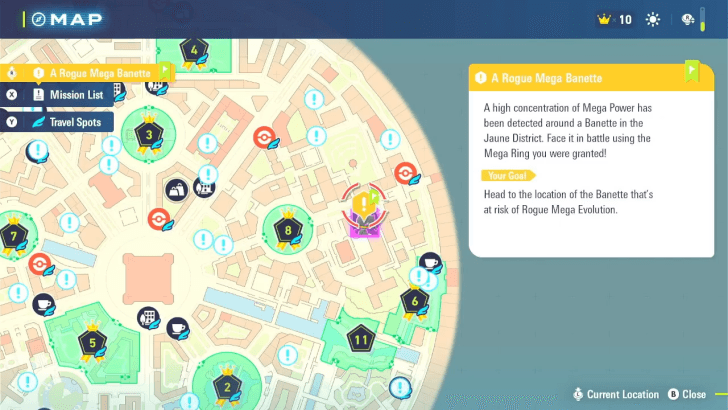 Rogue Mega Banette Location