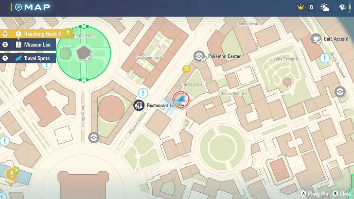 Alpha Pidgeot Map Location