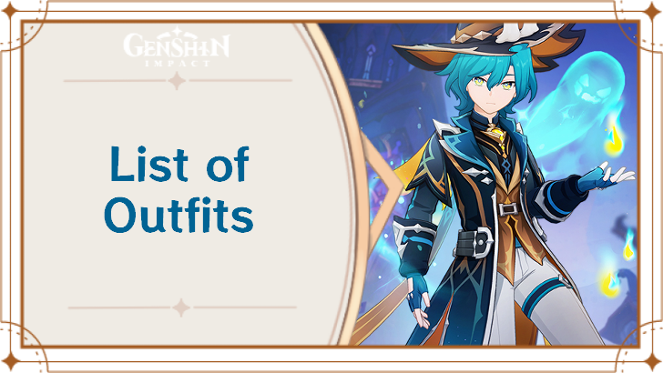 List of Outfits