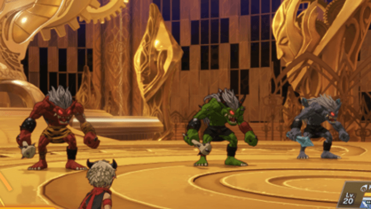 Fight Fugamon, Ogremon, and Hyogamon Again