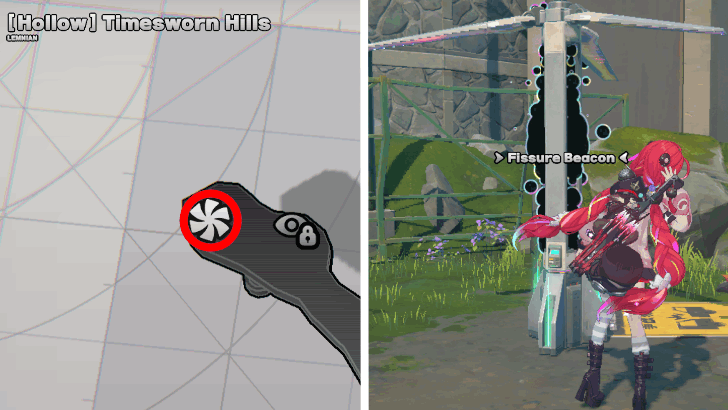 Fissure Beacon in Timesworn Hills