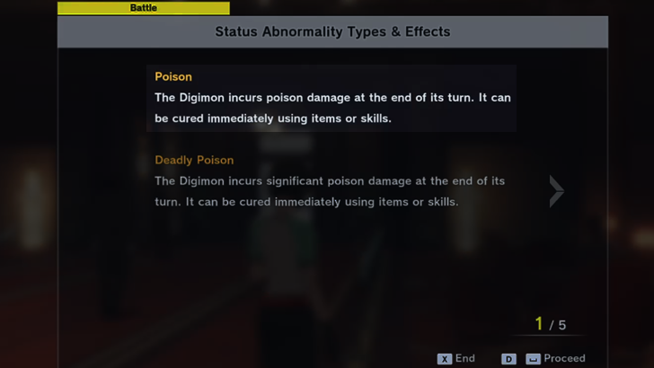 Incur Poison Damage at the End of Turn