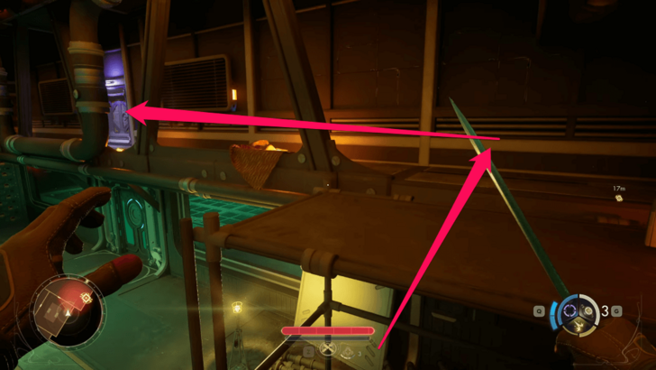 Climb the scaffolding