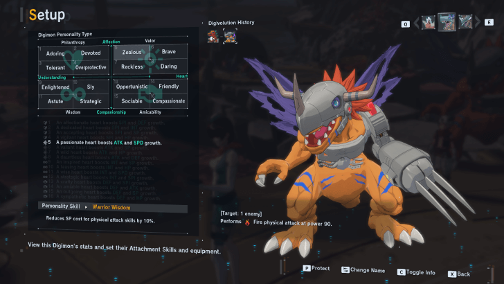 Digimon Story Time Stranger - Personality Skills Tied