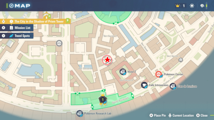 Colorful Screw 29 Map Location