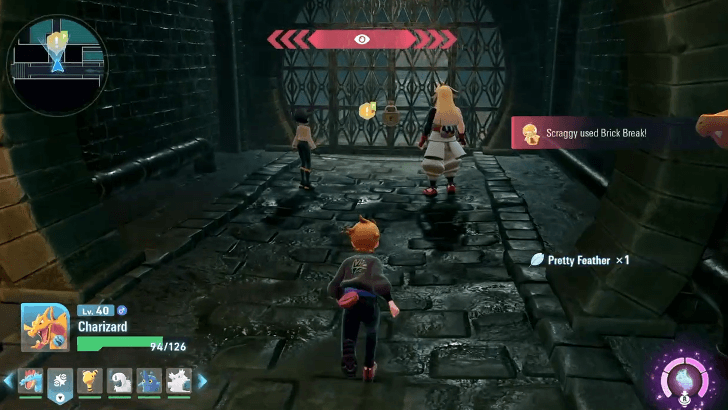 locked gate in the sewers