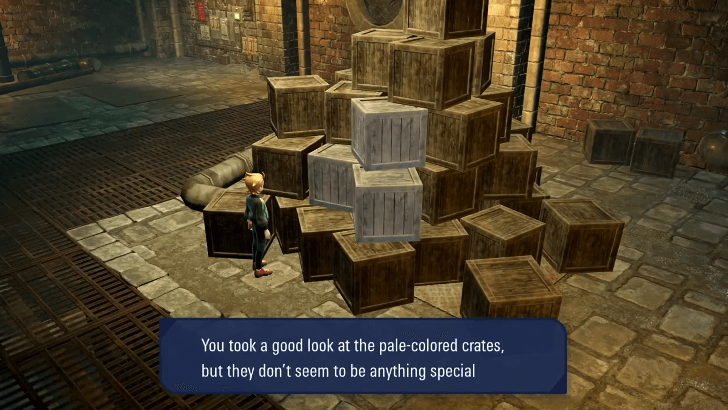 stack of crates with some pale crates