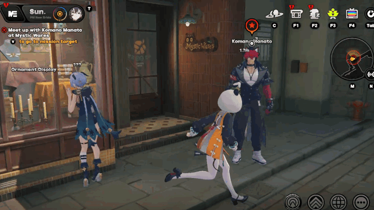 Meet up with Manato at Mystic Wares