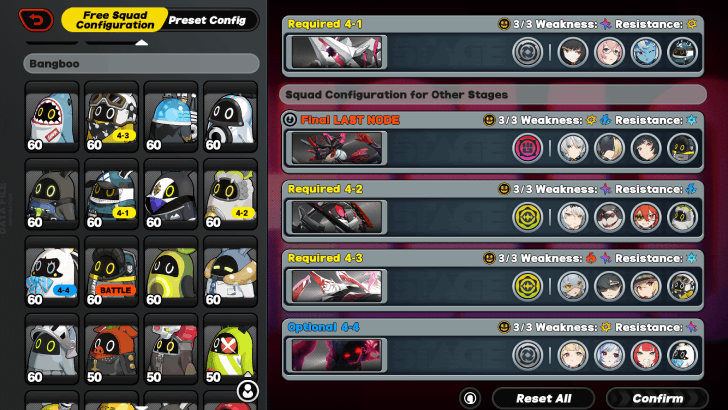 Threshold Simulation Multiple Squads