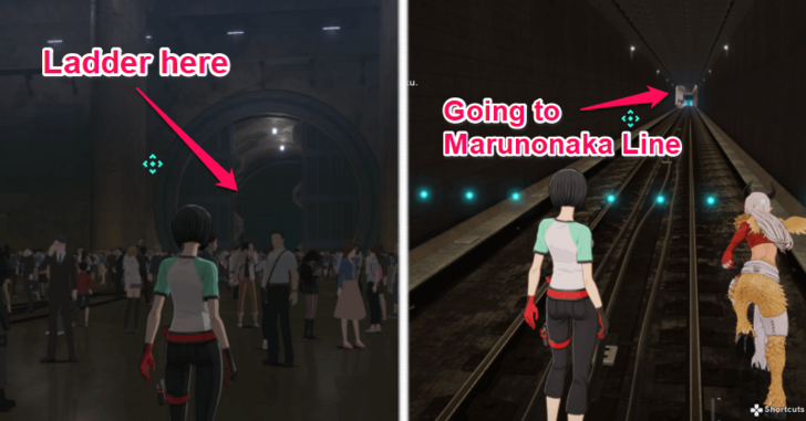 Go to Marunonaka Station