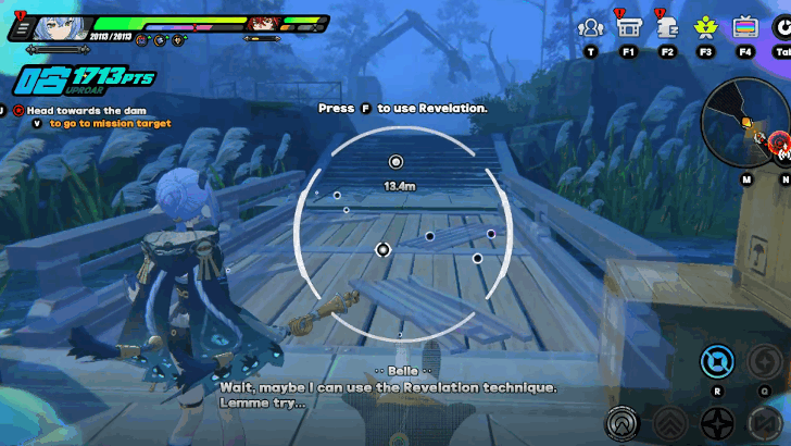 Head towards the Dam