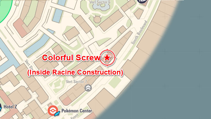 Colorful Screw 37 Map Location