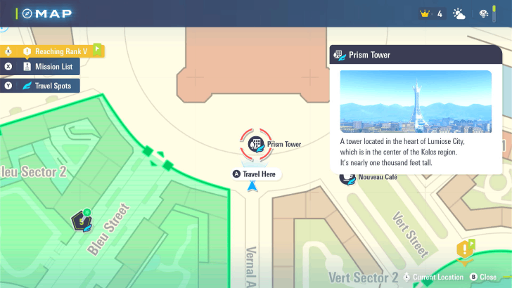 Prism Tower Map View