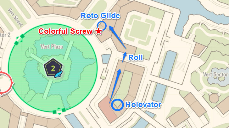 Colorful Screw 39 Map Location