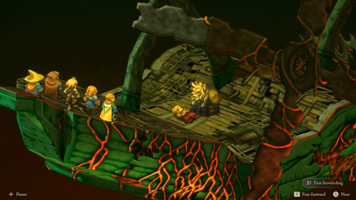 Final Fantasy Tactics - Airship Graveyard Field View