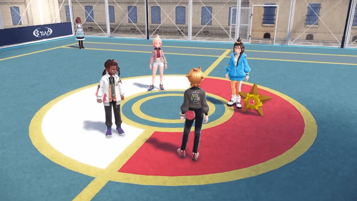 Team MZ in a battle court