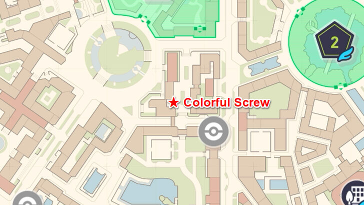 Colorful Screw 41 Map Location