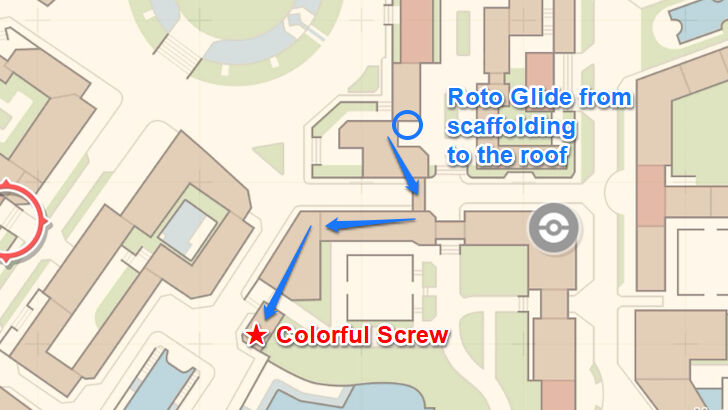 Colorful Screw 43 Map Location