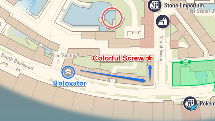 Colorful Screw 44 Map Location