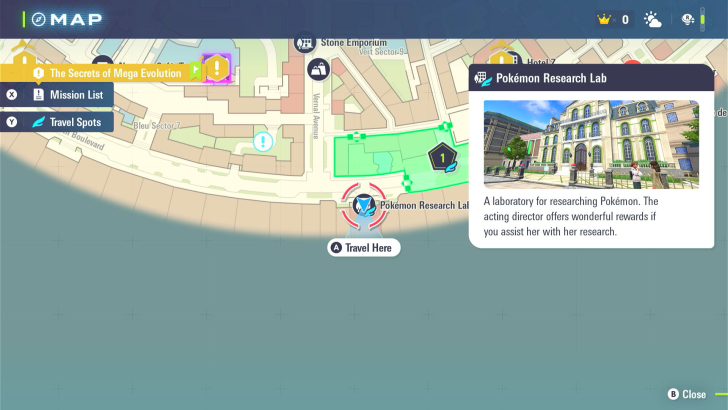 Restored from a Fossil Map Location