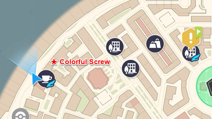 Colorful Screw 50 Map Location