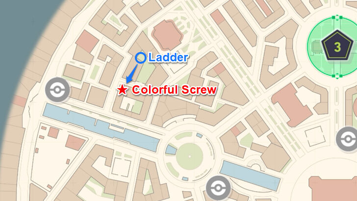 Colorful Screw 51 Map Location