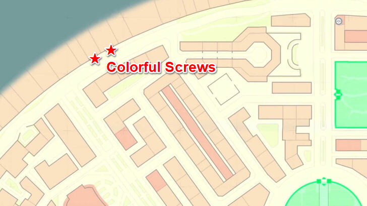 Colorful Screw 52 Map Location