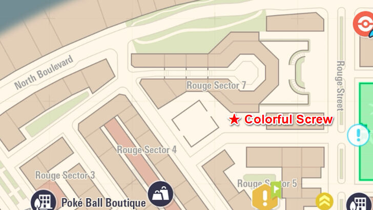 Colorful Screw 55 Map Location