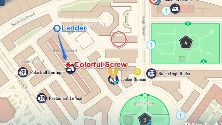 Colorful Screw 56 Map Location