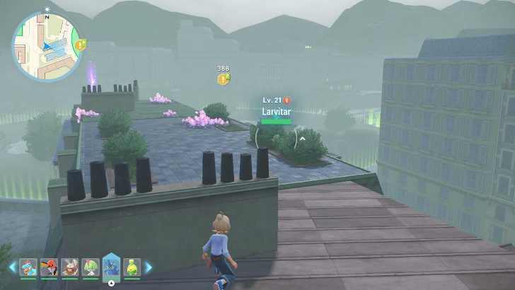 Larvitar World Location