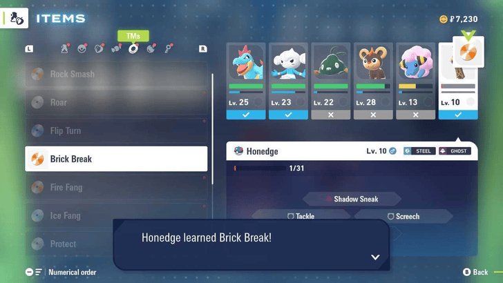 Honedge with Brick Break