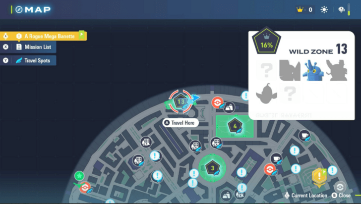 Pokemon Legends Z-A X-Scissor TM Map Location