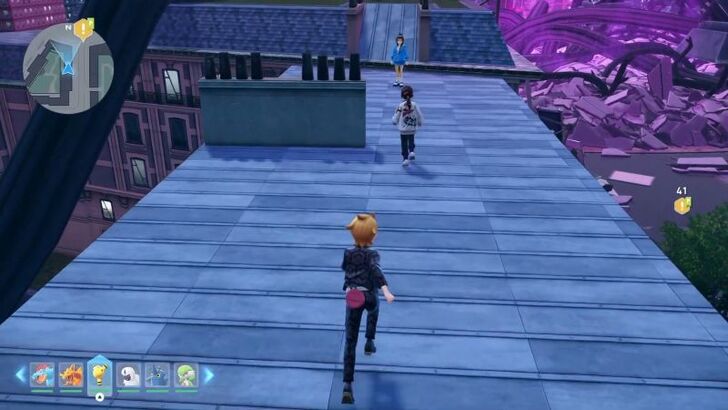 Go Down from Rooftop