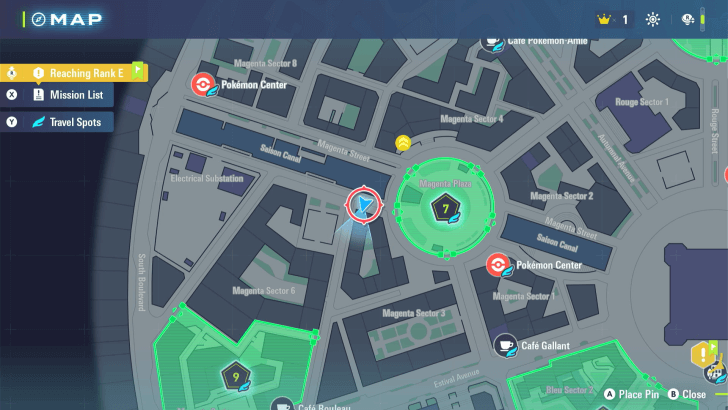 Chasing Status Map Location