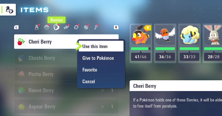 Use this Item via the Satchel