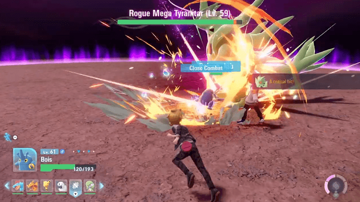 Rogue Mega Tyranitar boss fight