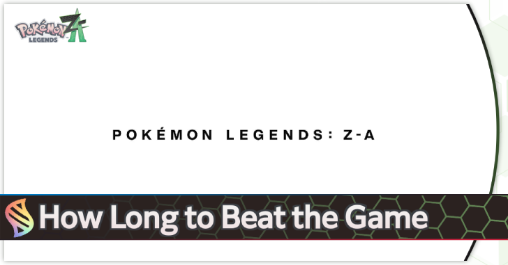 Pokemon Legends Z-A - How Long to Beat