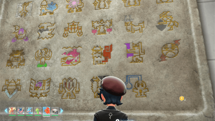 Hieroglyphs of All Pokemon Legends Arceus Legendaries and Hisuian Forms.png