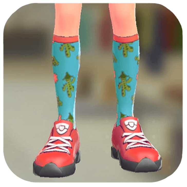 Pokemon Legends Z-A Male Cactus Knee-Hgh Socks Icon