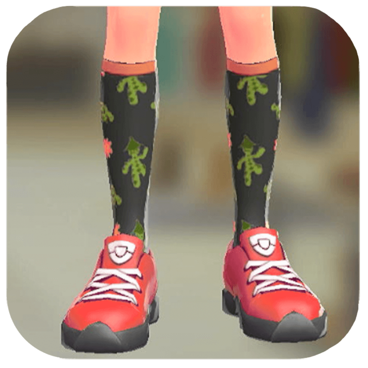 Pokemon Legends Z-A Male Cactus Knee-Hgh Socks Icon