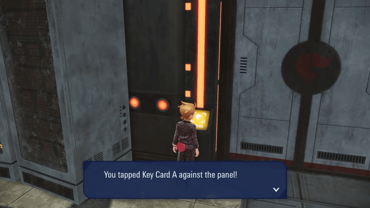 Use the Keycard on the Door