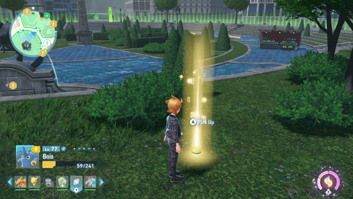 Pokemon Legends Z-A 076 Liquidation TM Overworld Location