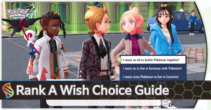 Pokemon Legends Z-A - What to Wish For Rank A Wish Choice Guide