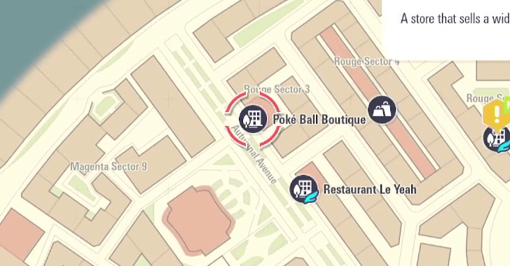 Poke Ball Boutique Map Location