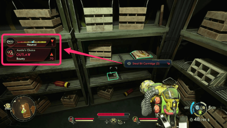 Outer Worlds 2 Stealing