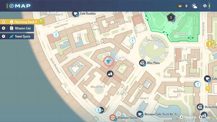 Alpha Pansear Map Location