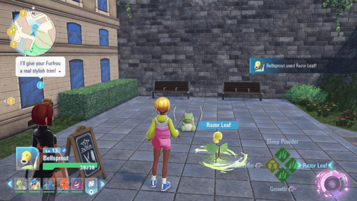 Use Razor Leaf on the Substitute Doll