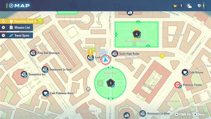 All Tied Up Map Location