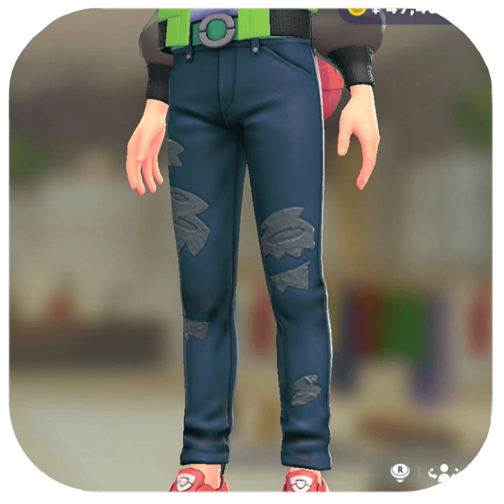 Pokemon Legends Z-A Male Skinny Jeans Set Icon